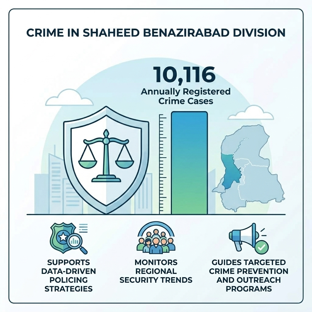 Annually registered crime cases — 10,116